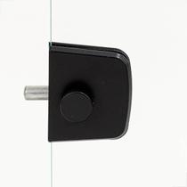 Trinco Trava 1 Rolete P/ Porta Ou Box De Vidro 1529 Preto