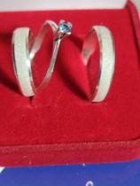 Trio Aliança Foscas Compromisso Namoro Prata 950 Fosca 4 mm Trio Aliança Foscas Compromisso Namoro Prata 950 Fosca 4 mm