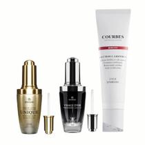 Trio Anti-idade Saviora Visage Dor + Unique + Creme Courbes Kit Completo