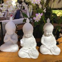 Trio Budas Oração/Protecao/Meditcao - Marmorite
