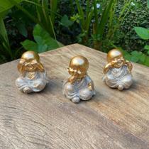Trio Budas Sábios - 6.5cm - RESINA