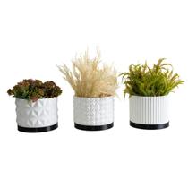 Trio Cachepot M - Realce