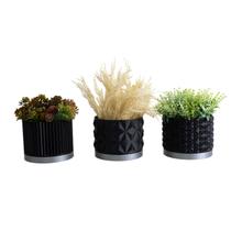 Trio Cachepot M - Realce