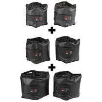 Trio Caneleiras Básicas 1kg 2kg 3kg Academia Treino em Casa Musculação