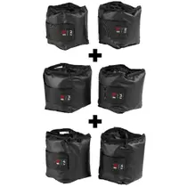 Trio Caneleiras Básicas 2kg 3kg 4kg Academia Treino em Casa Musculação tornozoleira Peso Força