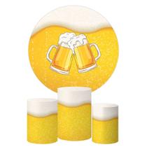 Trio Capa Cilindro + Painel Redondo Cerveja Trio Capa Cilindro + Painel Redondo Cerveja