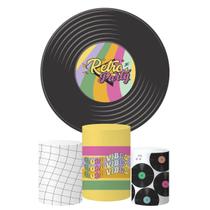 Trio Capa Cilindro + Painel Redondo Retro Mod02 Trio Capa Cilindro + Painel Redondo Retro Mod02