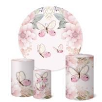 Trio Capas Cilindro + Painel 1,50m Borboletas Borboleta