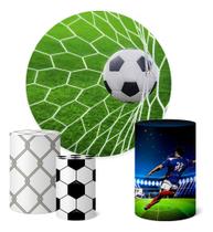Trio Capas Cilindro + Painel 1,50m Futebol Trio Capas Cilindro + Painel 1,50m Futebol