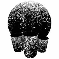 Trio Capas Cilindro + Painel 1,50m Glitter Trio Capas Cilindro + Painel 1,50m Glitter