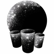 Trio Capas Cilindro + Painel 1,50m Glitter Trio Capas Cilindro + Painel 1,50m Glitter