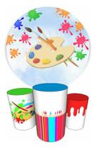 Trio Capas Cilindro + Painel 1,50m Pintando O 7 Trio Capas Cilindro + Painel 1,50m Pintando O 7