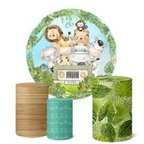 Trio Capas Cilindro + Painel 1,50m Safari Trio Capas Cilindro + Painel 1,50m Safari