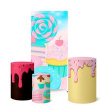 Trio Capas Cilindro Painel Lateral Romano Dia Das Crianças Trio Capas Cilindro Painel Lateral Romano Dia Das Crianças