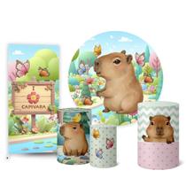 Trio Capas Cilindro Painel Redondo 1,50 Painel Lateral Capivara Trio Capas Cilindro Painel Redondo 1,50 Painel Lateral Capivara