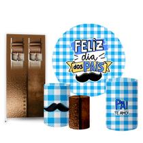 Trio Capas Cilindro Painel Redondo 1,50 Painel Lateral Dia dos Pais Trio Capas Cilindro Painel Redondo 1,50 Painel Lateral Dia dos Pais