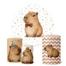 Trio Capas Cilindro Painel Redondo 1,50m Capivara Trio Capas Cilindro Painel Redondo 1,50m Capivara