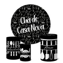 Trio Capas Cilindro + Painel Redondo 1,50m Chá De Cozinha Trio Capas Cilindro + Painel Redondo 1,50m Chá De Cozinha