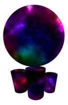 Trio Capas Cilindro + Painel Redondo 1,50m Galáxia Trio Capas Cilindro + Painel Redondo 1,50m Galáxia