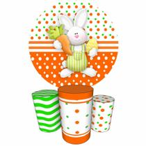 Trio Capas Cilindro + Painel Redondo 1,50m Páscoa Trio Capas Cilindro + Painel Redondo 1,50m Páscoa