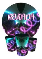 Trio Capas Cilindro + Painel Redondo 1,50m Revoada Trio Capas Cilindro + Painel Redondo 1,50m Revoada