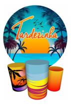 Trio Capas Cilindro + Painel Redondo 1,50m Tardezinha