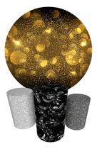 Trio Capas Cilindro + Painel Redondo 1,50m Textura Trio Capas Cilindro + Painel Redondo 1,50m Textura