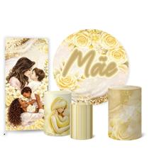 Trio Capas Cilindro + Painel Redondo + Lateral Dia das Mães K2MAE0012