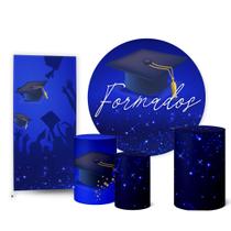 Trio Capas Cilindro Painel Redondo Lateral Formatura