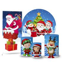 Trio Capas Cilindro + Painel Redondo + Lateral Natal Trio Capas Cilindro + Painel Redondo + Lateral Natal