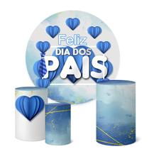 Trio Capas Cilindro Painel Sublimado 1,50m Dia dos Pais
