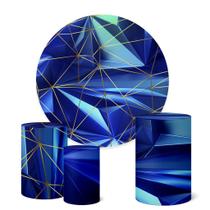 Trio Capas Cilindro + Painel Sublimado 1,50m Textura Trio Capas Cilindro + Painel Sublimado 1,50m Textura