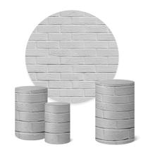 Trio Capas Cilindro + Painel Sublimado 1,50m Textura Trio Capas Cilindro + Painel Sublimado 1,50m Textura