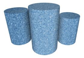 Trio Capas De Cilindro C/ Elástico Borboletas