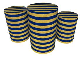 Trio Capas De Cilindro C/ Elástico Realeza Menino