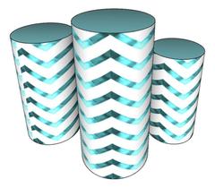 Trio Capas De Cilindro C/ Elástico Volta Ao Mundo Trio Capas De Cilindro C/ Elástico Volta Ao Mundo