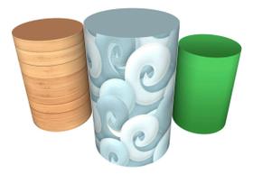 Trio Capas De Cilindro Veste Fácil C/ Elástico Arca De Noé