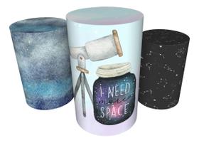 Trio Capas De Cilindro Veste Fácil C/ Elástico Astronauta Trio Capas De Cilindro Veste Fácil C/ Elástico Astronauta