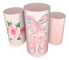 Trio Capas De Cilindro Veste Fácil C/ Elástico Bailarina