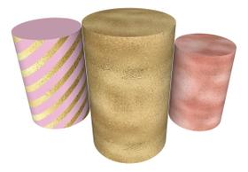 Trio Capas De Cilindro Veste Fácil C/ Elástico Batizado Trio Capas De Cilindro Veste Fácil C/ Elástico Batizado