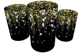 Trio Capas De Cilindro Veste Fácil C/ Elástico Glitter Trio Capas De Cilindro Veste Fácil C/ Elástico Glitter