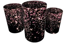 Trio Capas De Cilindro Veste Fácil C/ Elástico Glitter Trio Capas De Cilindro Veste Fácil C/ Elástico Glitter