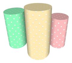 Trio Capas De Cilindro Veste Fácil C/ Elástico Páscoa