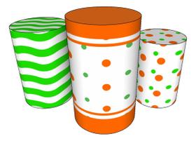 Trio Capas De Cilindro Veste Fácil C/ Elástico Páscoa Trio Capas De Cilindro Veste Fácil C/ Elástico Páscoa