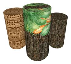 Trio Capas De Cilindro Veste Fácil C/ Elástico Safari Trio Capas De Cilindro Veste Fácil C/ Elástico Safari