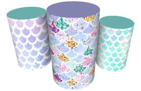 Trio Capas De Cilindro Veste Fácil C/ Elástico Sereia Trio Capas De Cilindro Veste Fácil C/ Elástico Sereia