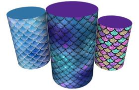 Trio Capas De Cilindro Veste Fácil C/ Elástico Sereia Trio Capas De Cilindro Veste Fácil C/ Elástico Sereia