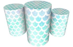 Trio Capas De Cilindro Veste Fácil C/ Elástico Sereia Trio Capas De Cilindro Veste Fácil C/ Elástico Sereia