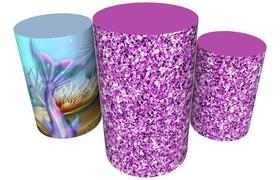 Trio Capas De Cilindro Veste Fácil C/ Elástico Sereia Trio Capas De Cilindro Veste Fácil C/ Elástico Sereia