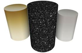 Trio Capas De Cilindro Veste Fácil C/ Elástico Textura